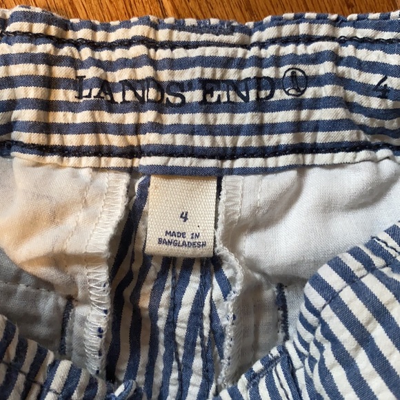 Lands’ End Little boys (size 4) Seersucker pants - Picture 3 of 5